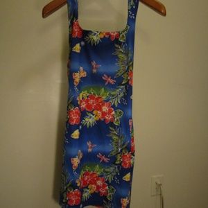 Currants halter square neck line mini dress sz. M